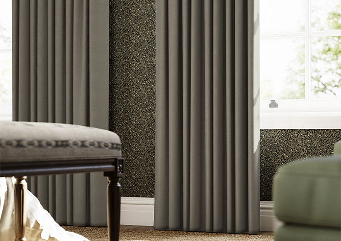 Akoya Faux Silk, Lustre Gunmetal Grey - Made to Measure Curtain - Image 5